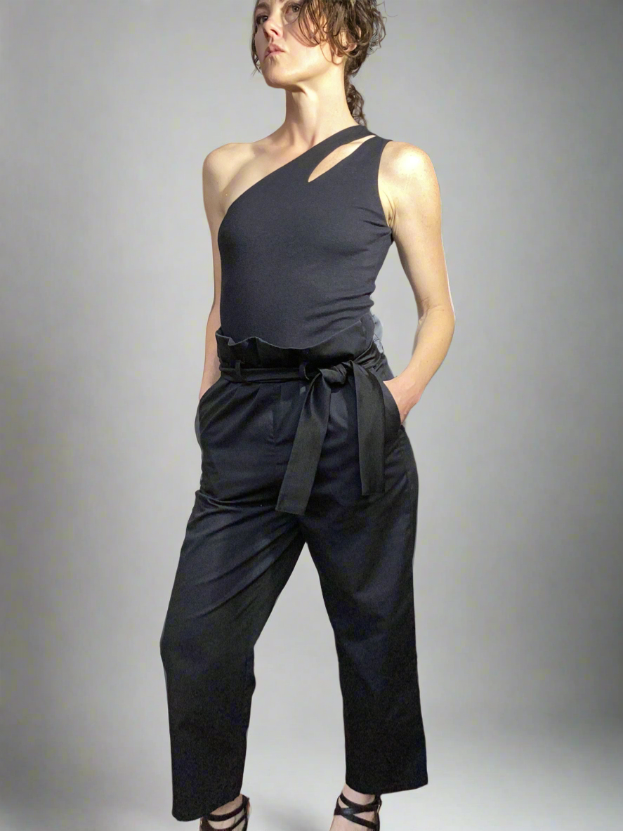 Elegant One-Shoulder Fitted Top