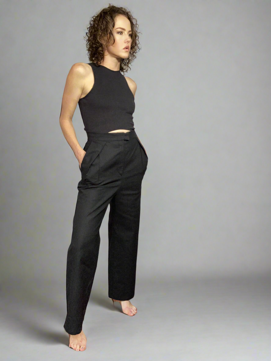 Cropped Luxe Rib Tank