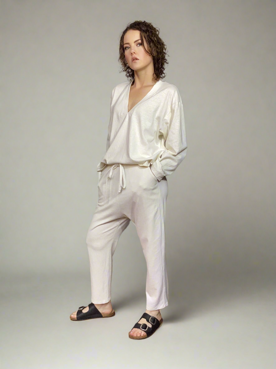 Luxe Loose-Fit Low V-Panel LSLV T-Shirt