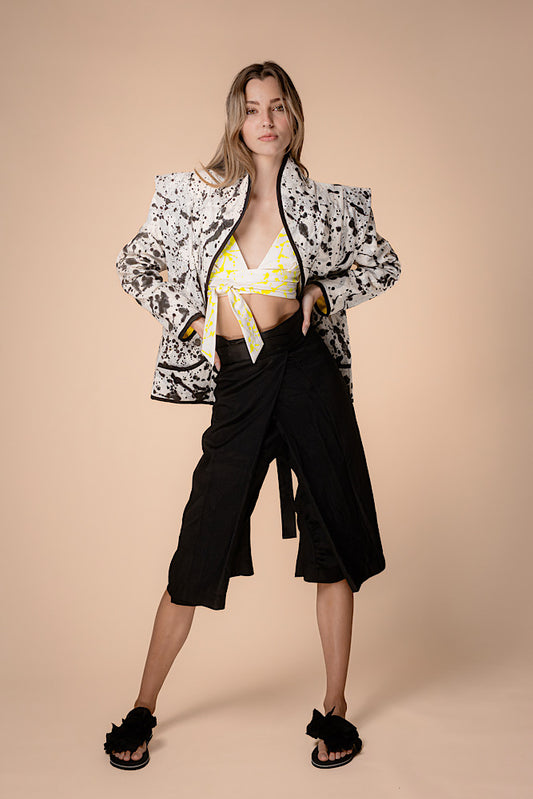 Quilted Linen Jacket
